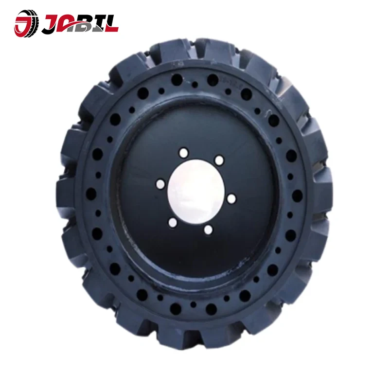 वेब प्रकार स्किड स्टीयर ठोस टायर